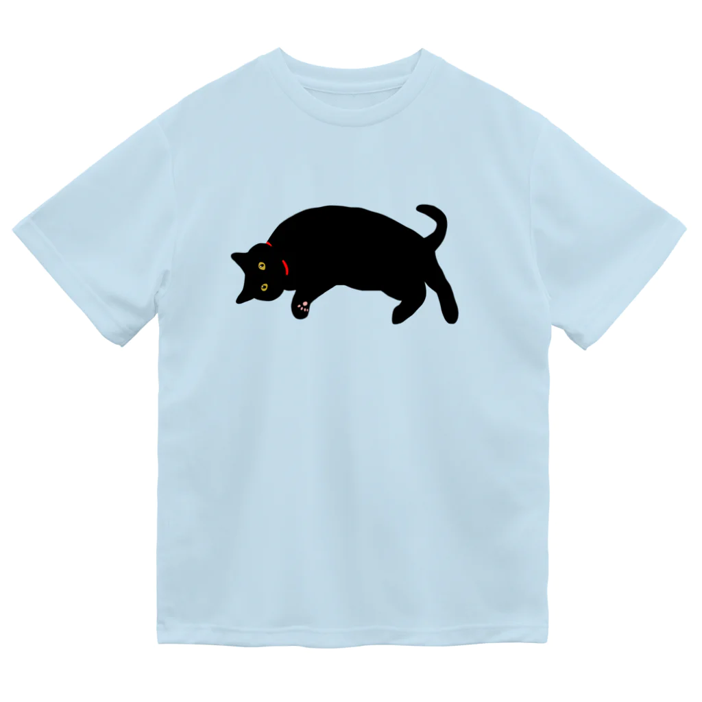 小鳥と映画館の横たわる黒猫ちゃん2 Dry T-Shirt