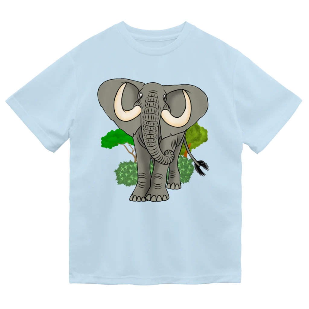 ZOO TYPHOONのアフリカゾウ Dry T-Shirt