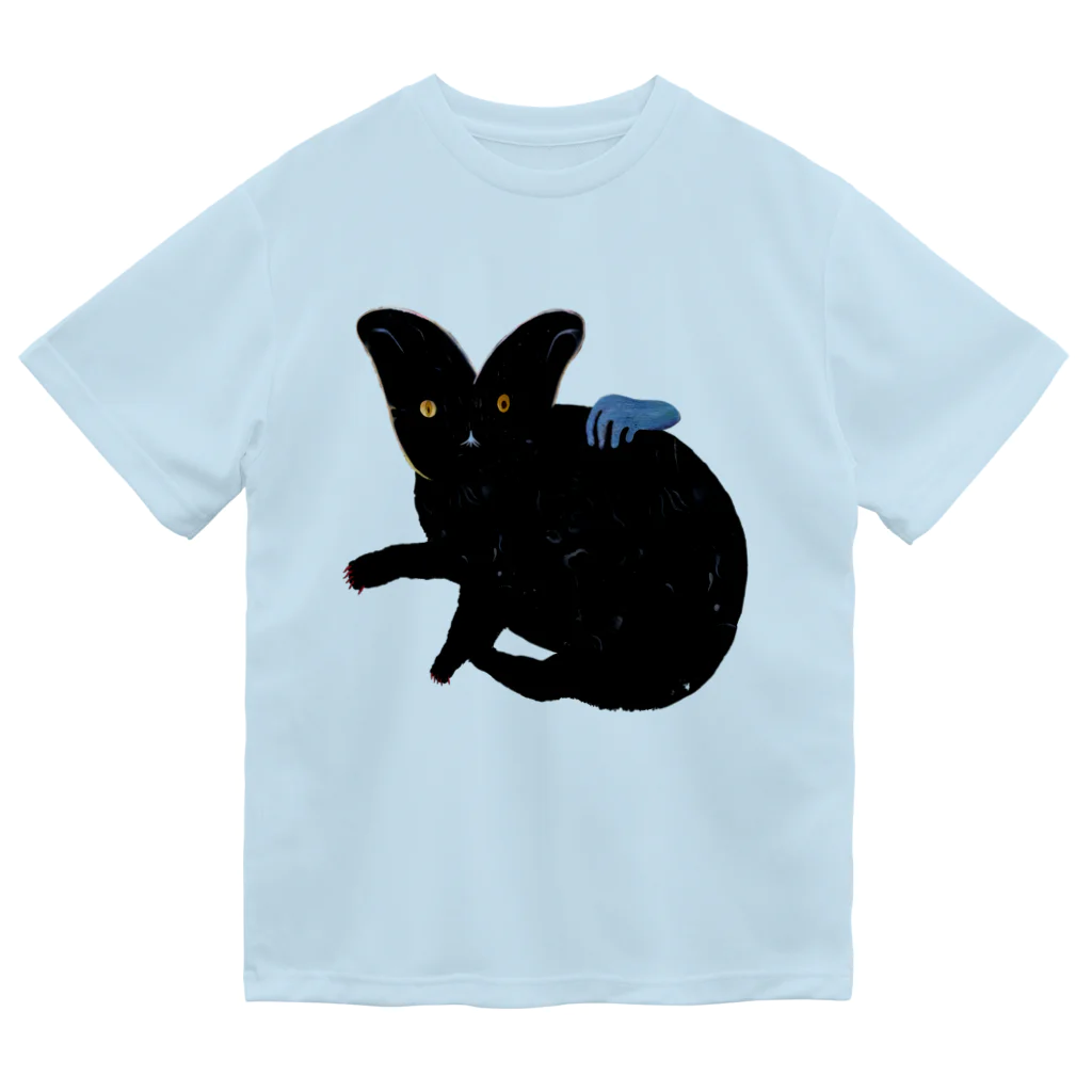 野口清村 / Noguchi Shimuraの撫で猫 Dry T-Shirt