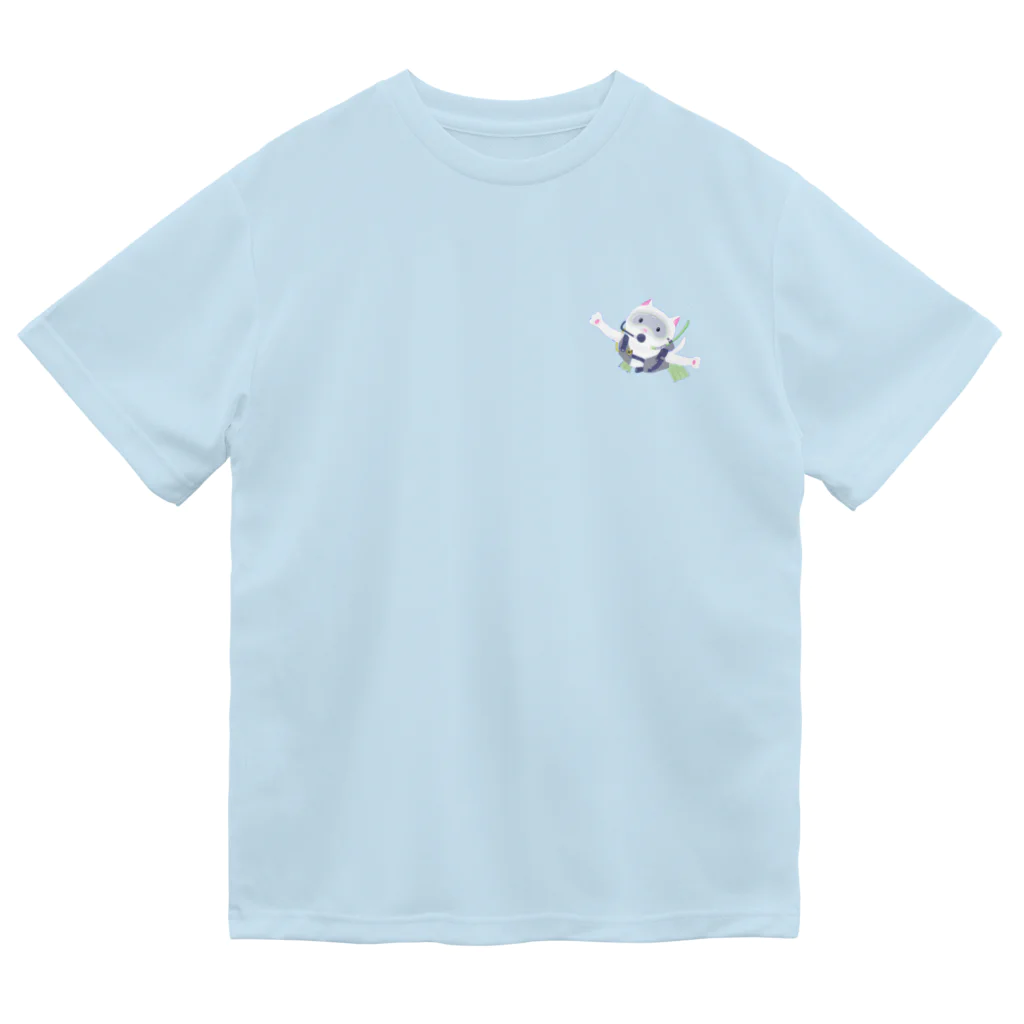 うみねこFriendsのダイバーねこ ドライTシャツ