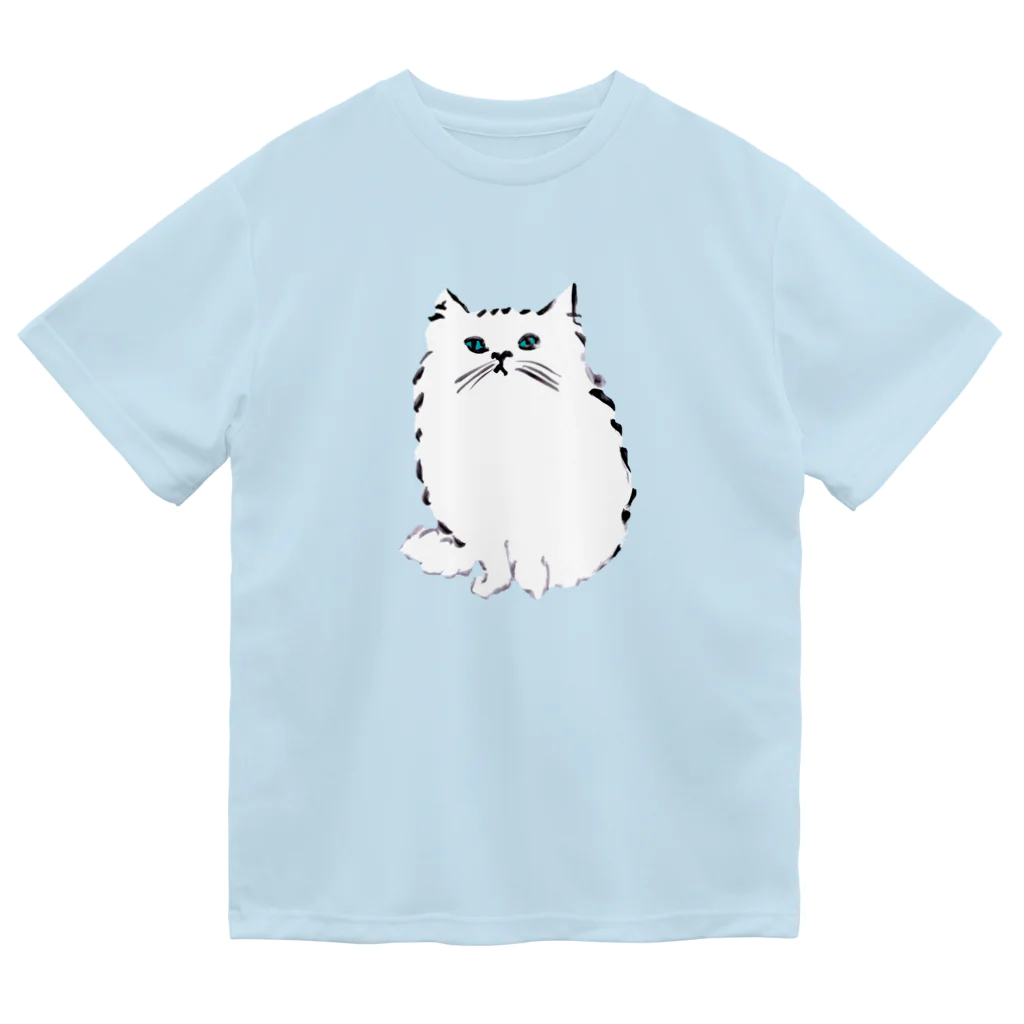 sucre usagi (スークレウサギ）のふわふわねこ ドライTシャツ