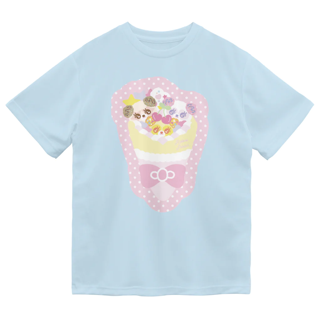 🎀りぼんぱ～ら～🎀のぱんだクレープ ドライTシャツ