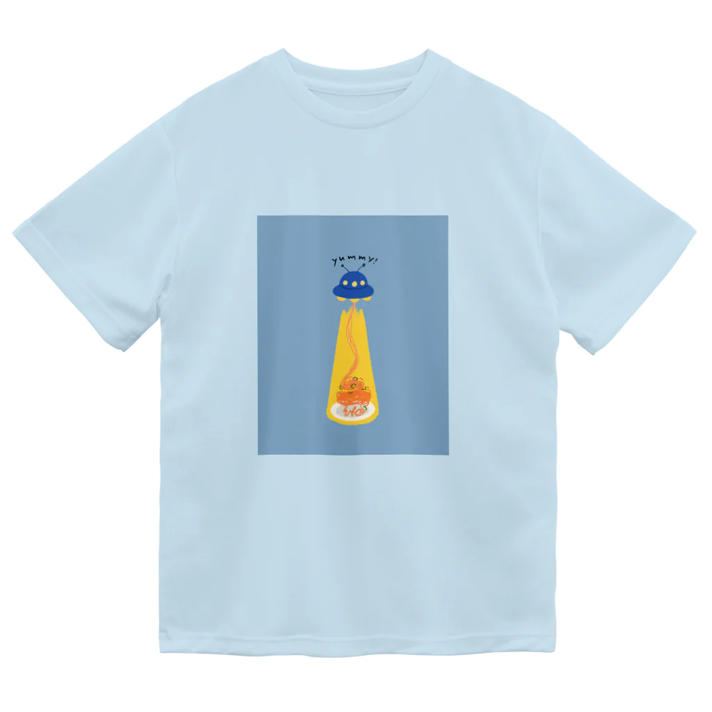 ないものねだりのナポリタン泥棒(blue) ドライTシャツ