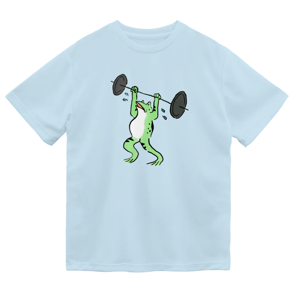 めぇめぇ羊のバーベル上げ。蛙ver. Dry T-Shirt