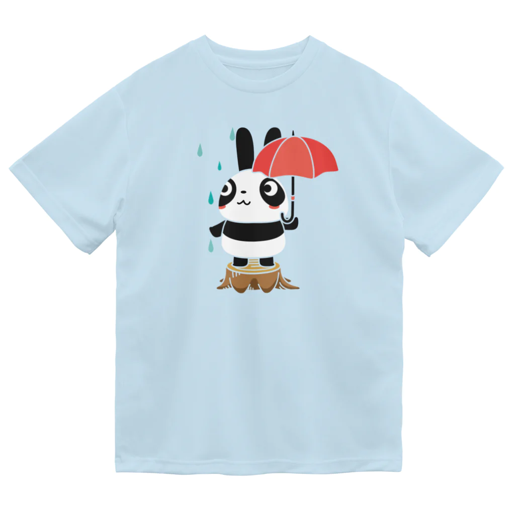 イラスト MONYAAT のラビットパンダ ドライTシャツ