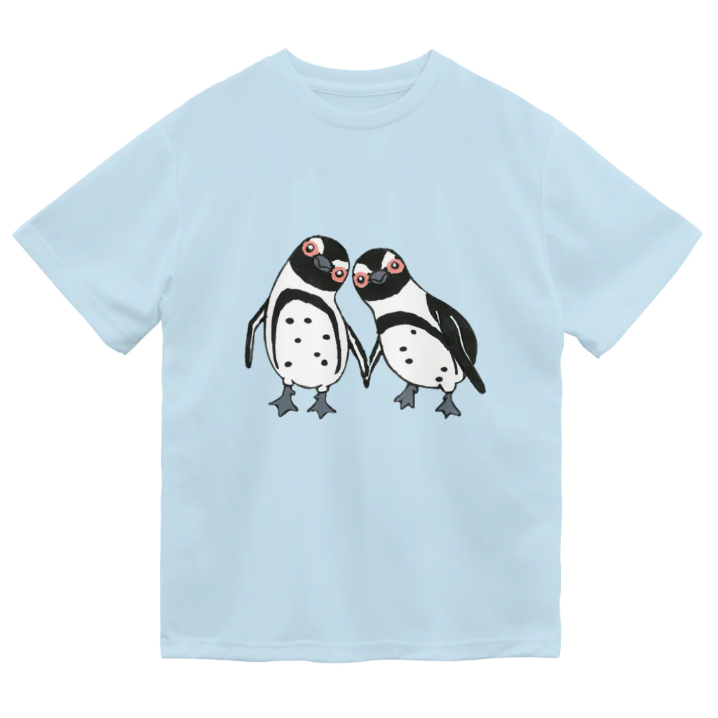 penguininkoの仲良しのケープペンギンさんたち🐧🐧① ドライTシャツ