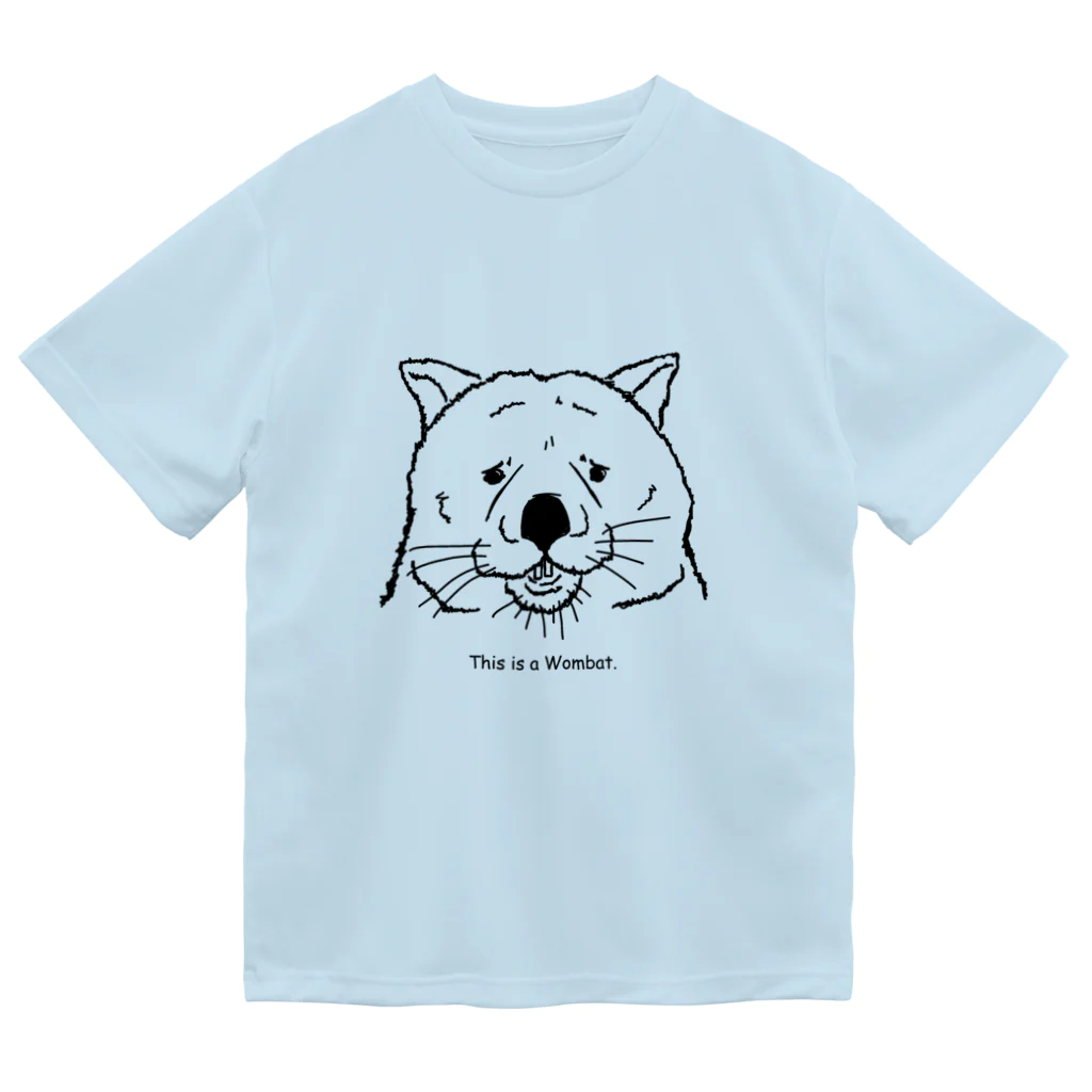 すぐるのThis is a Wombat. Dry T-Shirt