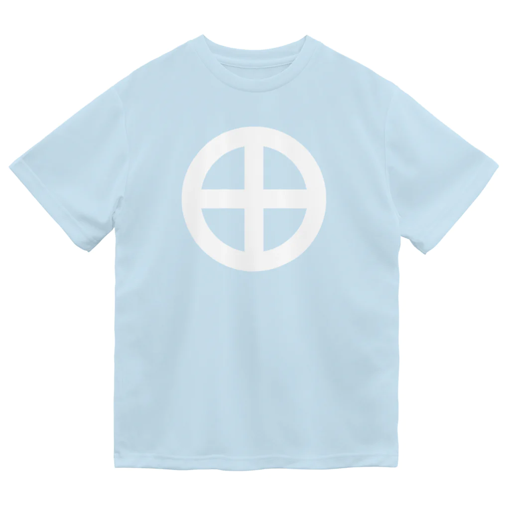 戦国神社 -戦国グッズ専門店-の島津義弘/丸に十文字/ホワイト Dry T-Shirt