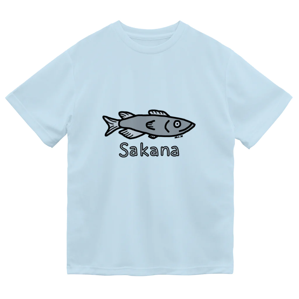 MrKShirtsのSakana (魚) 色デザイン ドライTシャツ