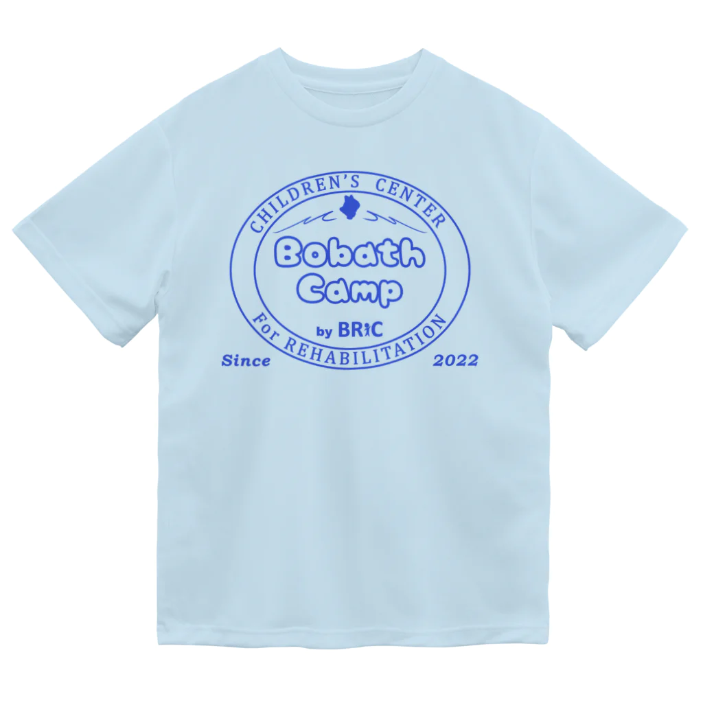 ブリっくん・ボバースキャンプショップのボバースキャンプブルー ドライTシャツ