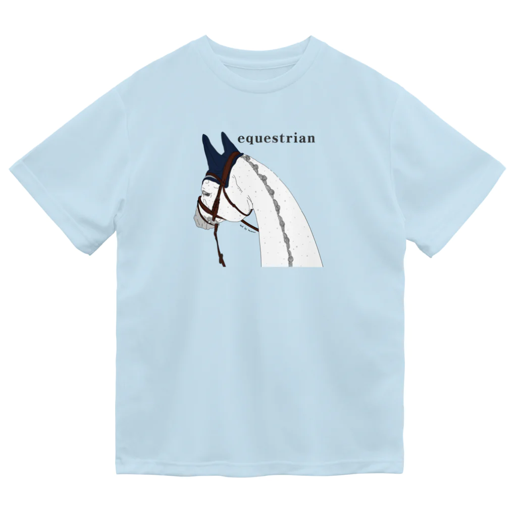 SHIROFUNE_mooooのequestrian  Dry T-Shirt