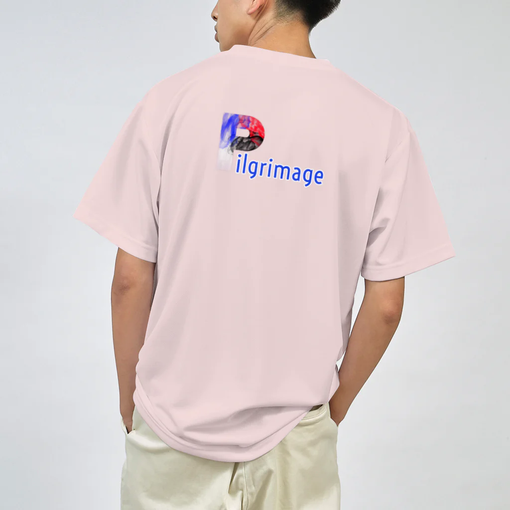 月夜のタツノオトシゴのpilgrimage ドライTシャツ