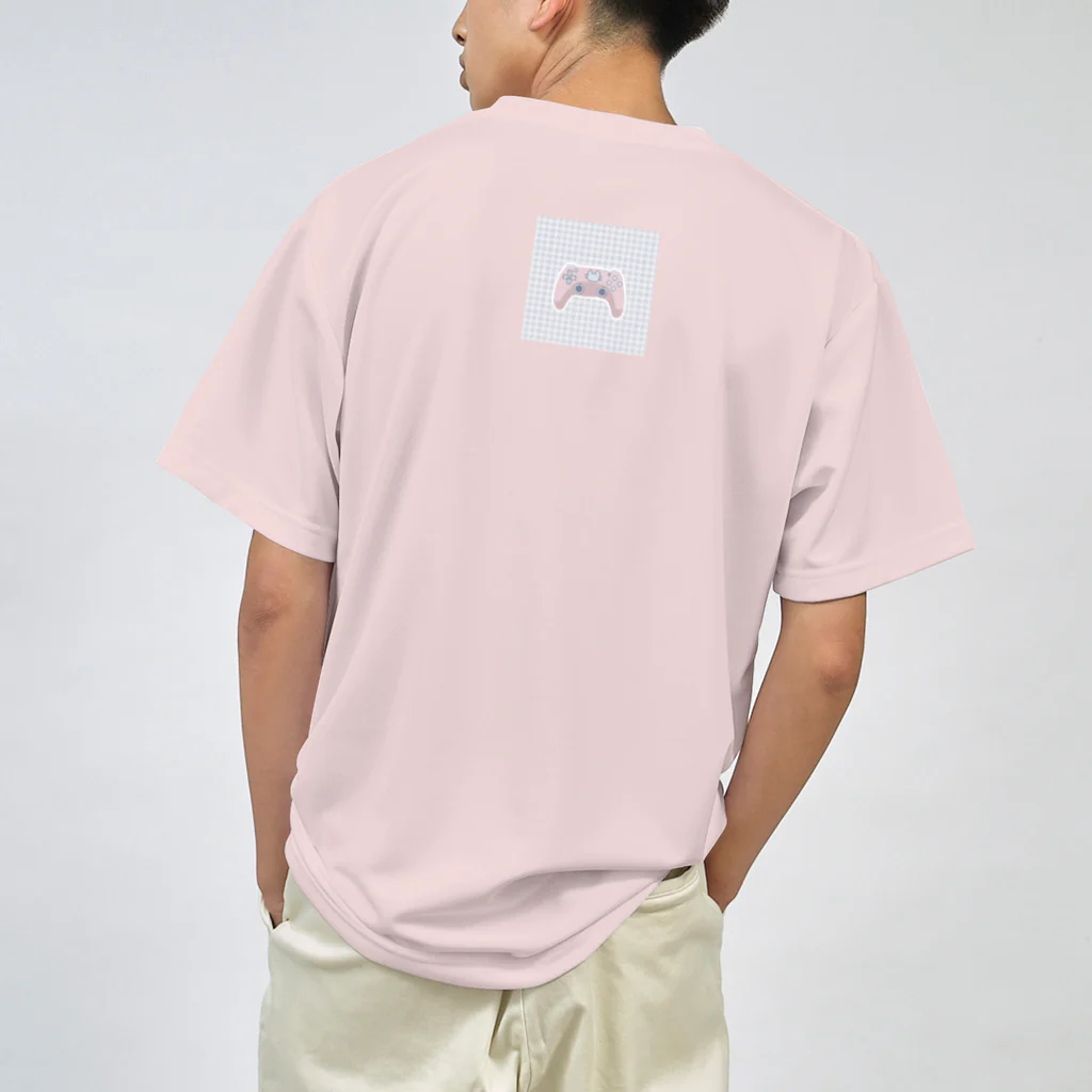 ふわぽこにゃんにゃんSHOP☁️🫧SUZURI支店のにゃんにゃん猫ゲームコントローラー Dry T-Shirt