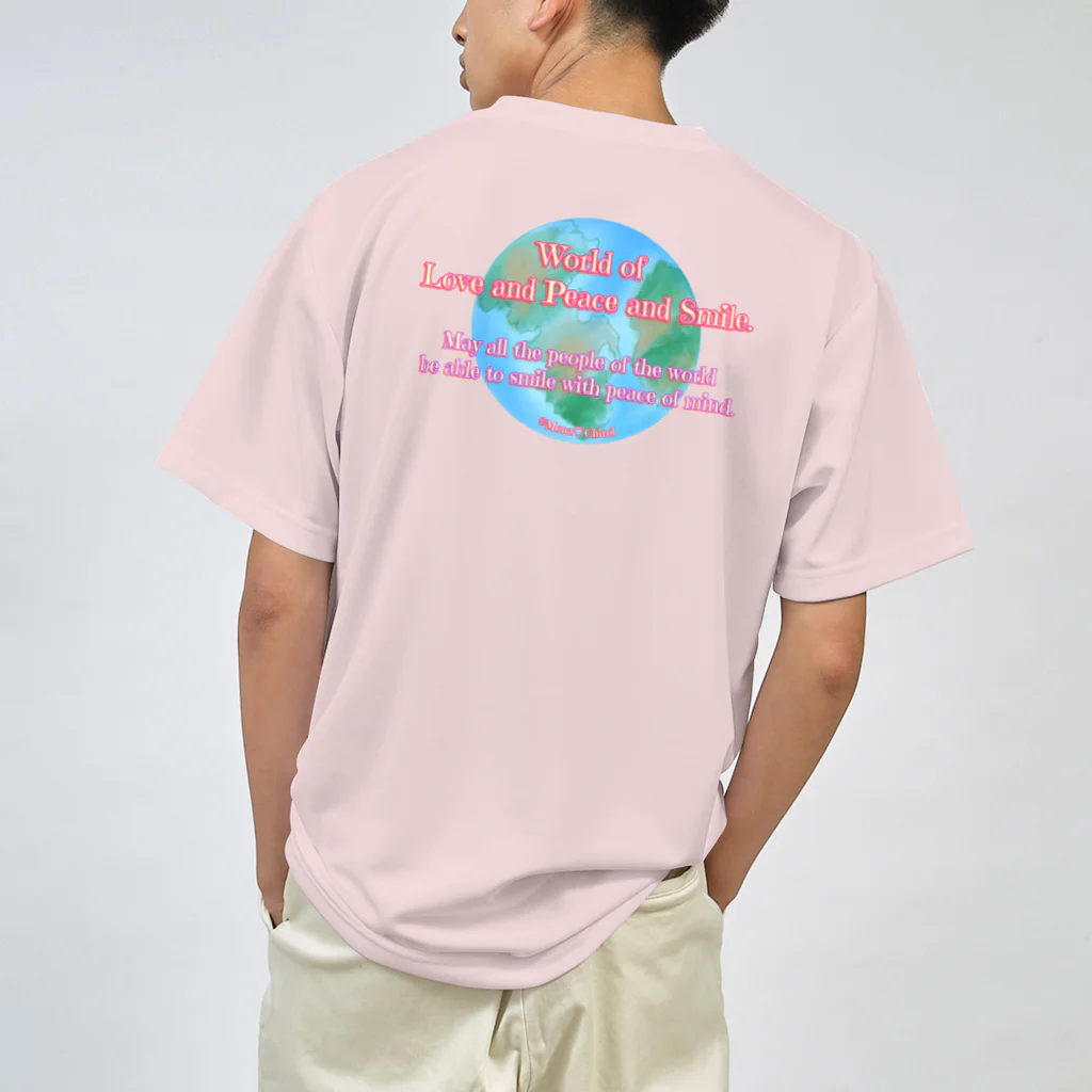 Mona♡ChirolのWorld of Love＆Peace＆SmileーPink Vol.③ー ドライTシャツ