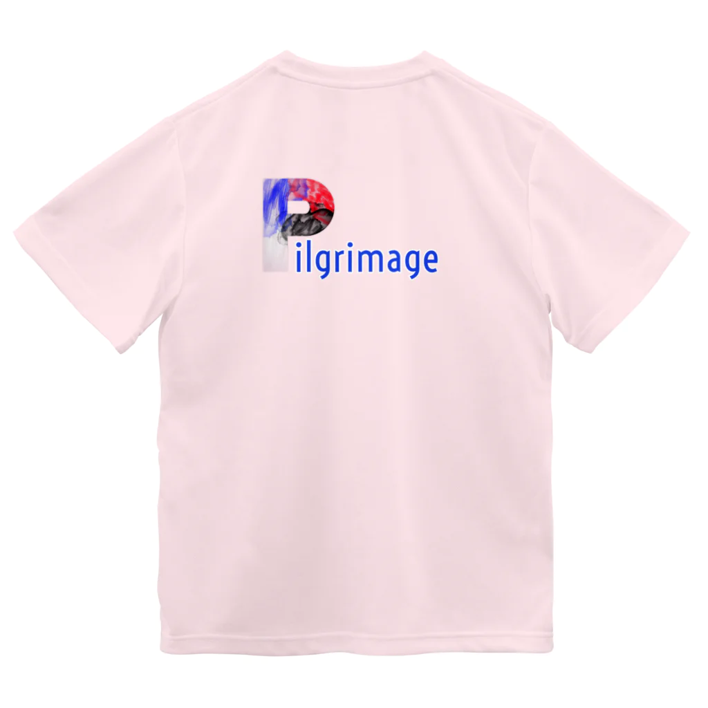 月夜のタツノオトシゴのpilgrimage ドライTシャツ