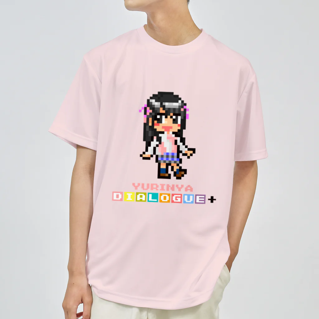 DIALOGUE＋のドットDIALOGUE＋ ゆりにゃ推しドライTシャツ(ライトピンク) ドライTシャツ