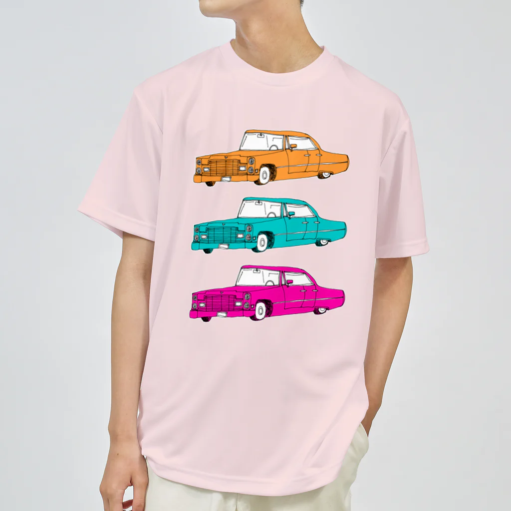 NIKORASU GOの外車外車外車 ドライTシャツ