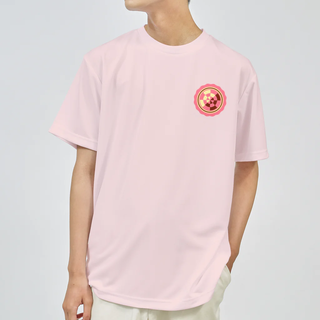 ハナドリカ SUZURI店の花の形の板チョコ(苺) ドライTシャツ