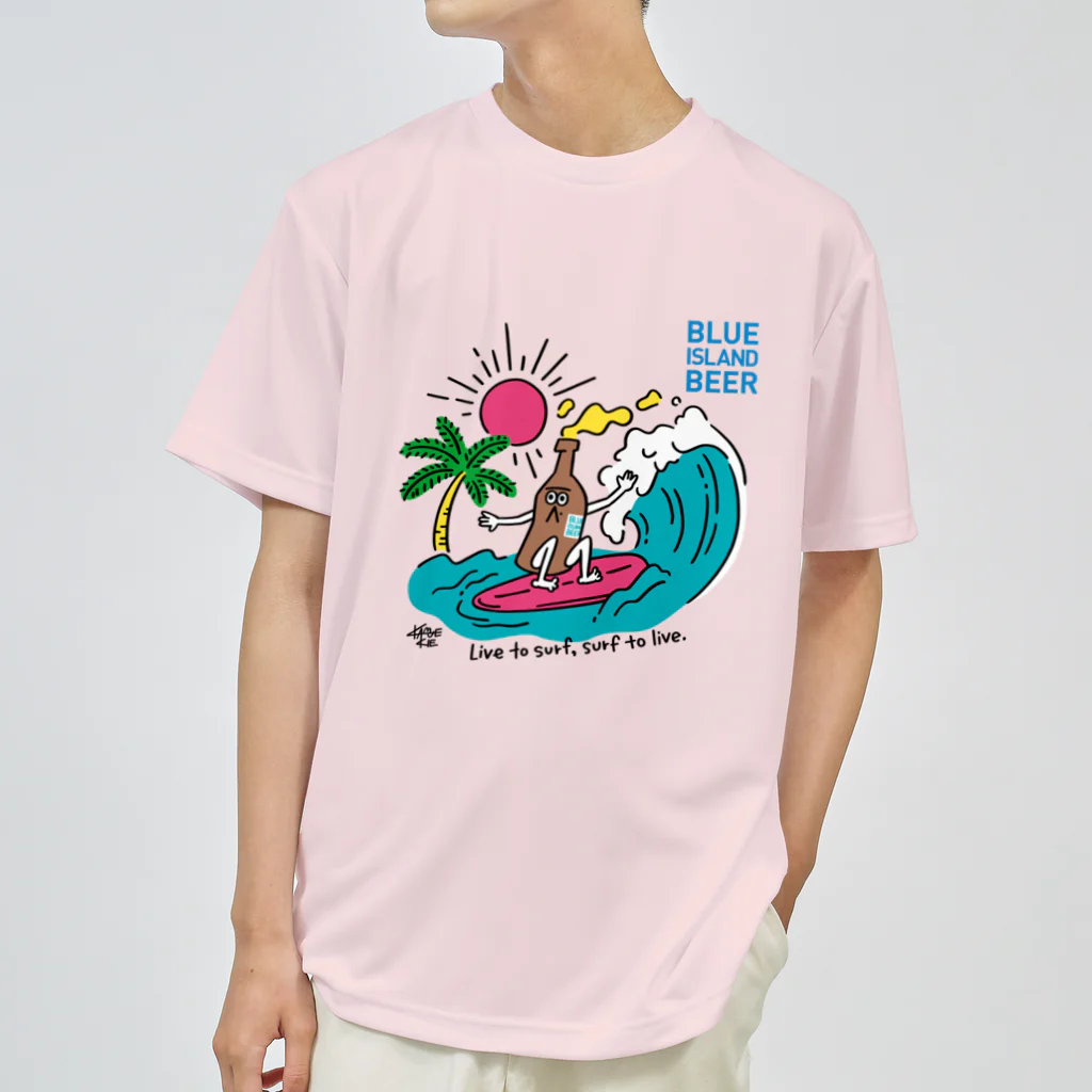 BLUE ISLAND BEER グッズストアのBLUE ISLAND SURFER Dry T-Shirt