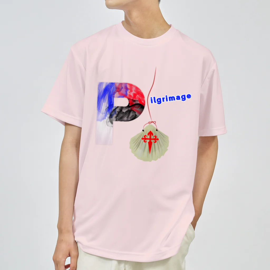 月夜のタツノオトシゴのpilgrimage ドライTシャツ