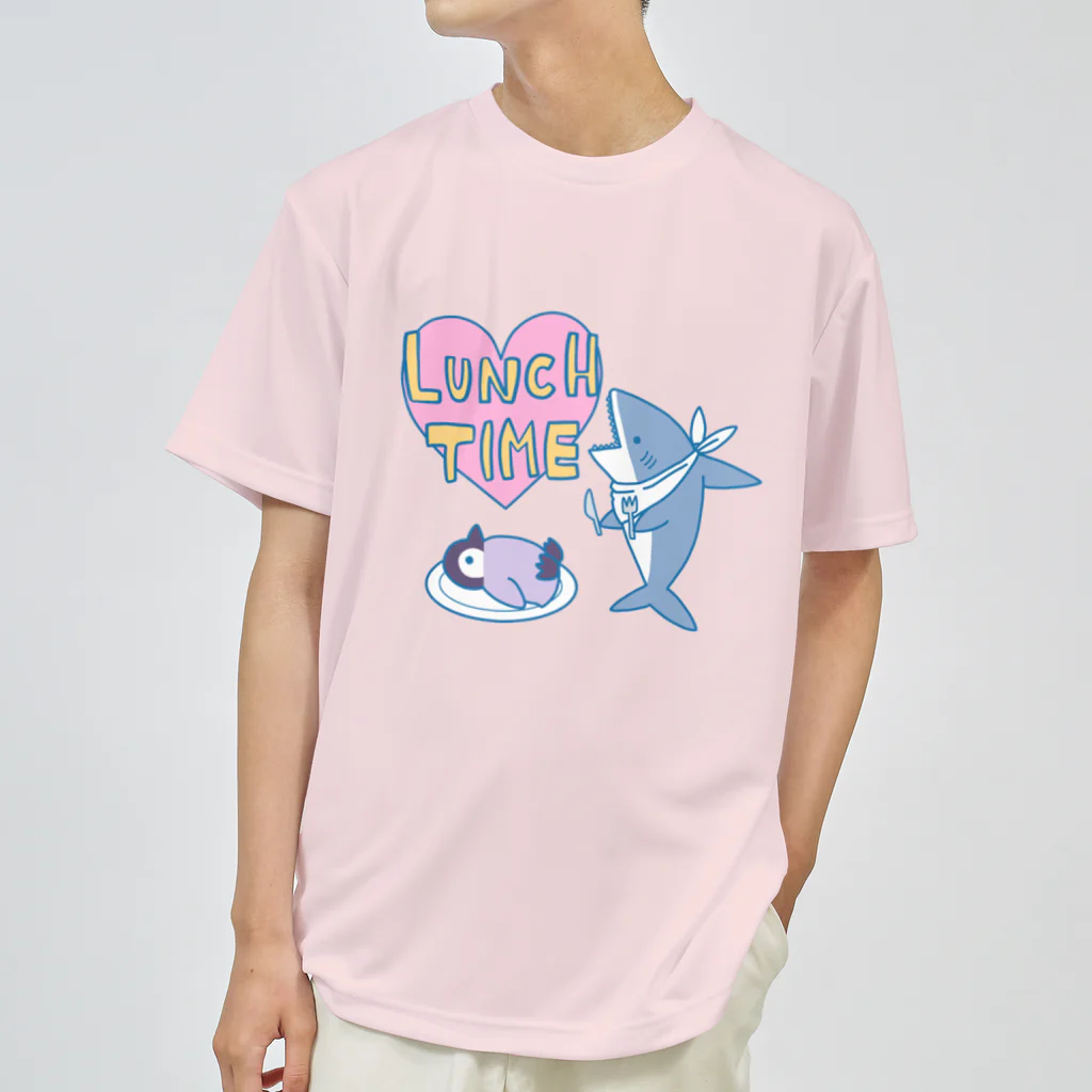 しっぽ王国のランチサメ ドライTシャツ