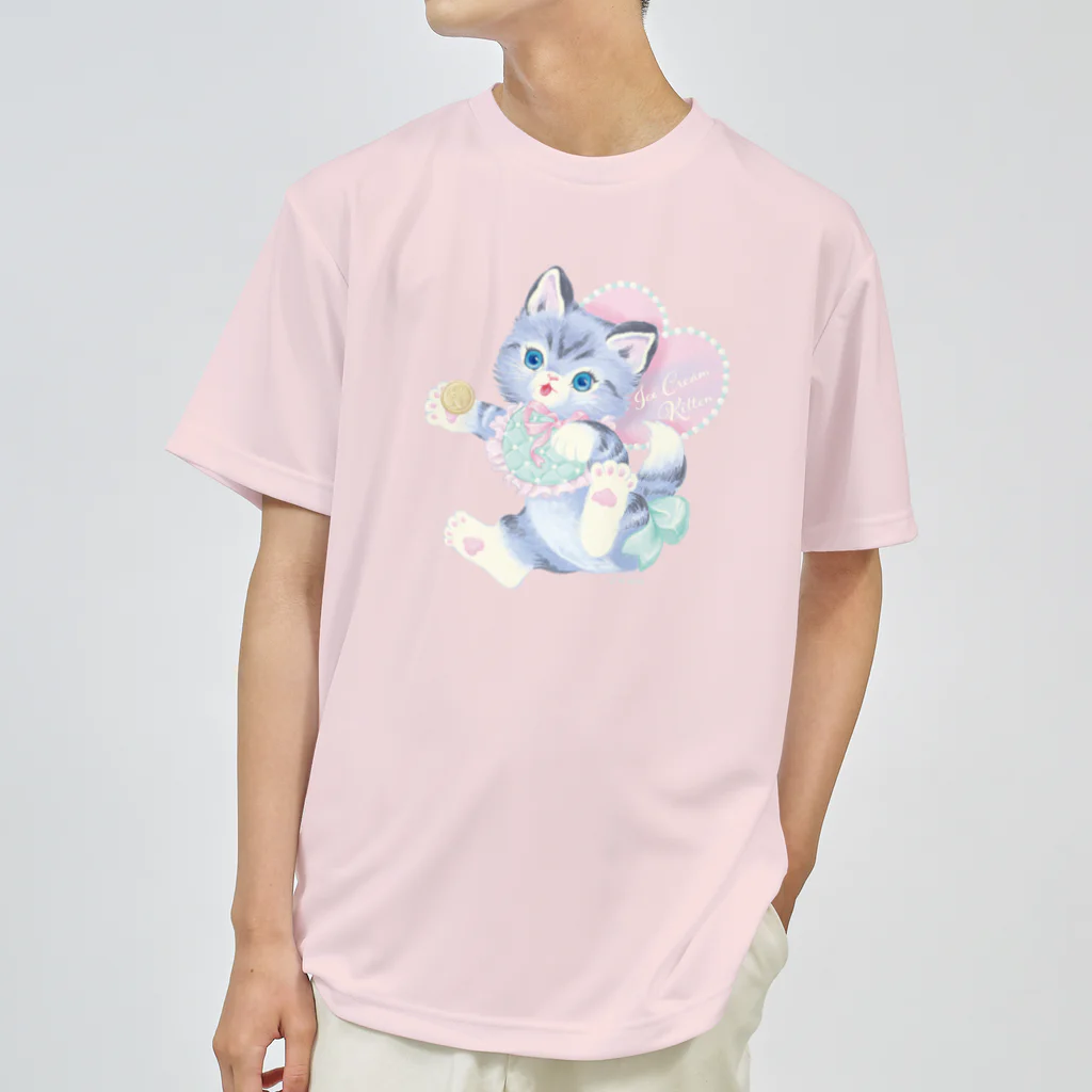 かわうそ🐹Ms LUTRAのIce Cream Kitten ドライTシャツ