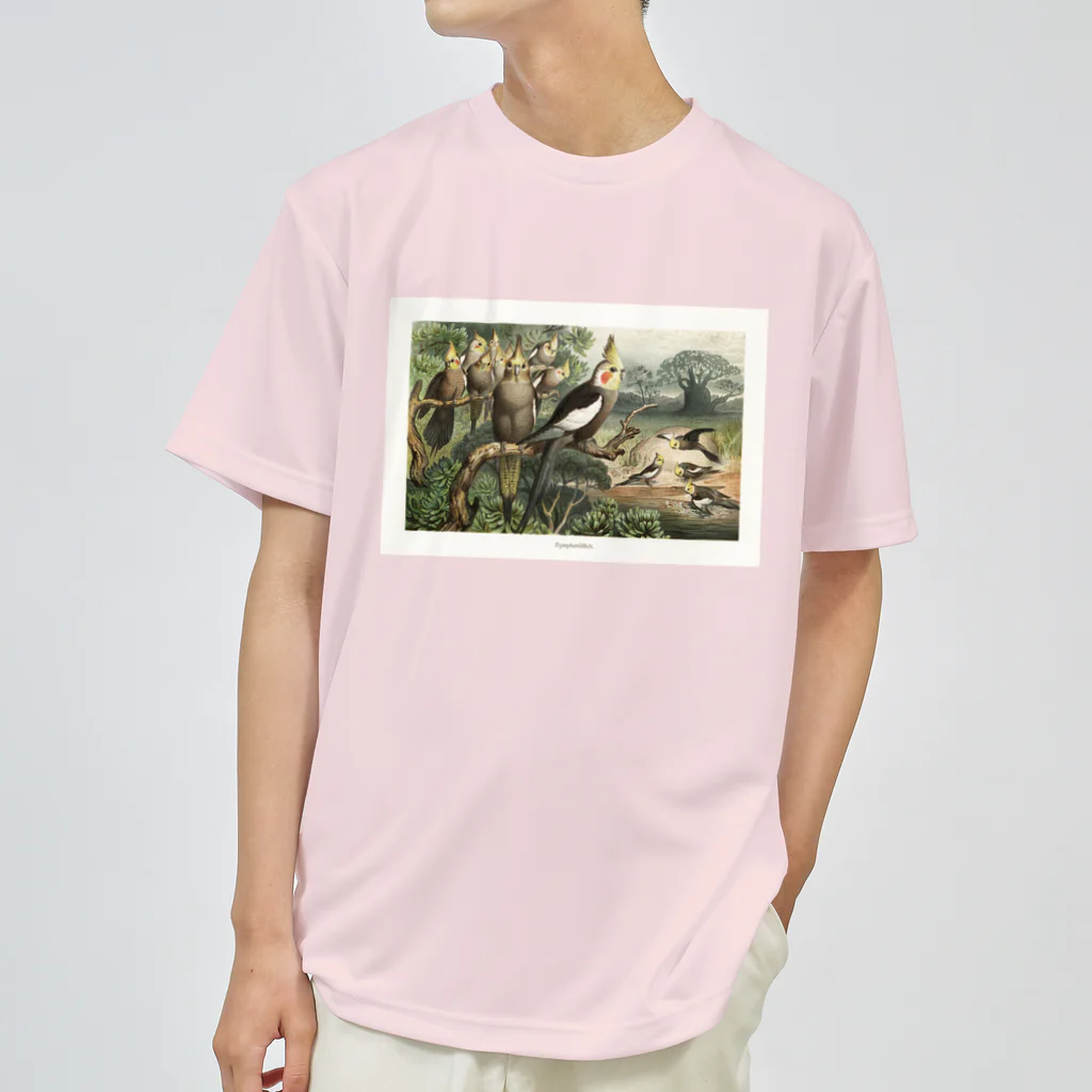 J. Jeffery Print Galleryのオカメインコ ドライTシャツ