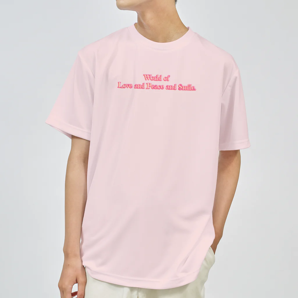 Mona♡ChirolのWorld of Love＆Peace＆SmileーPink Vol.②ー Dry T-Shirt