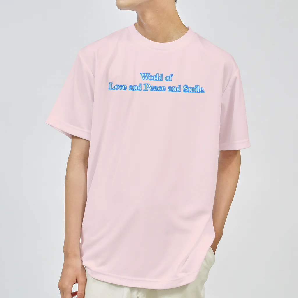 Mona♡ChirolのWorld of Love＆Peace＆SmileーBlue Vol.③ー Dry T-Shirt