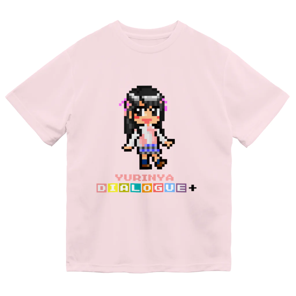 DIALOGUE＋のドットDIALOGUE＋ ゆりにゃ推しドライTシャツ(ライトピンク) Dry T-Shirt