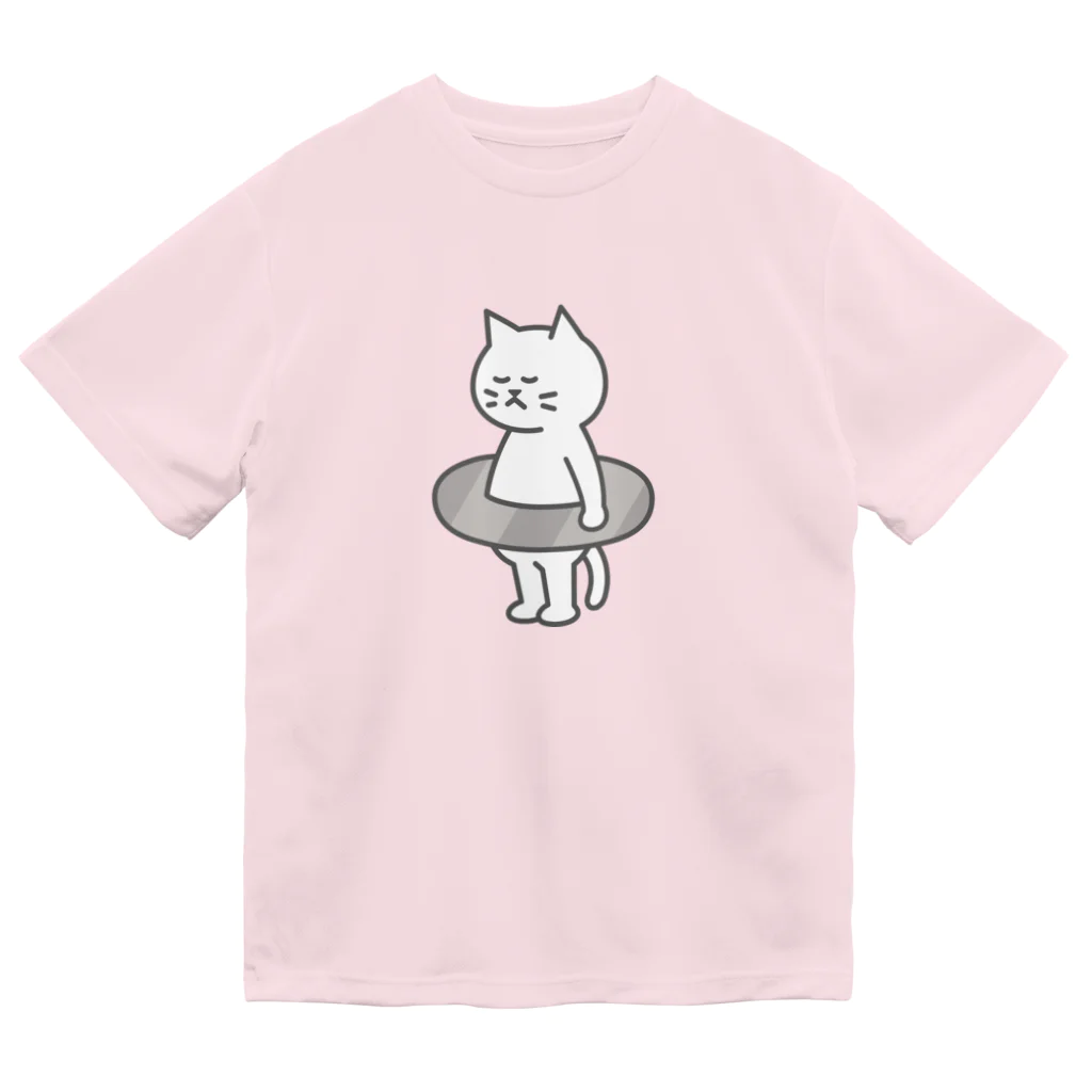 KAWAGOE GRAPHICSのプールが苦手な猫 ドライTシャツ