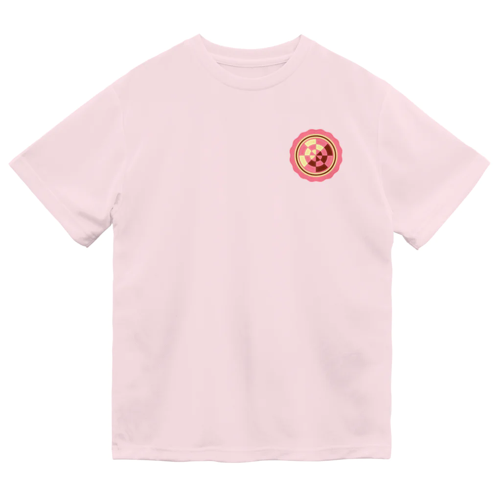 ハナドリカ SUZURI店の花の形の板チョコ(苺) ドライTシャツ