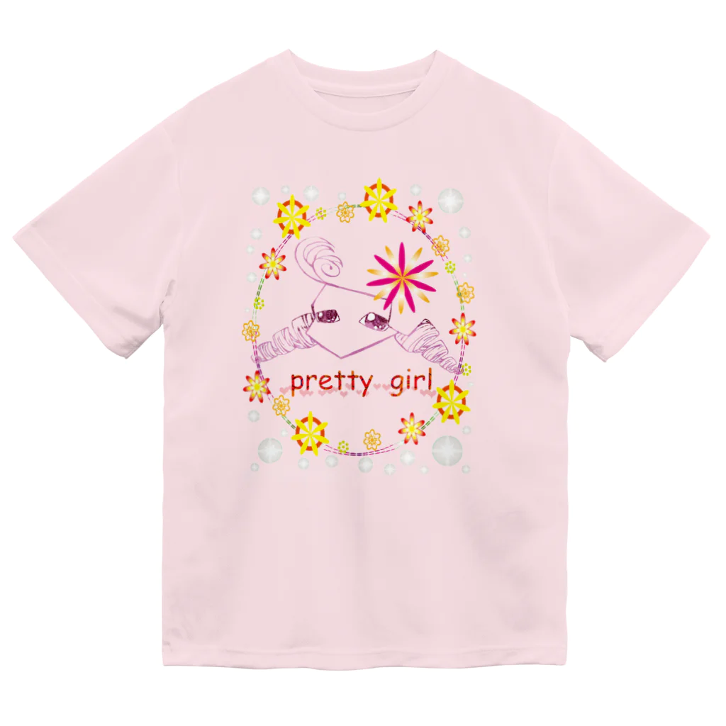 JapaneseArt Yui Shopのpretty girl ドライTシャツ