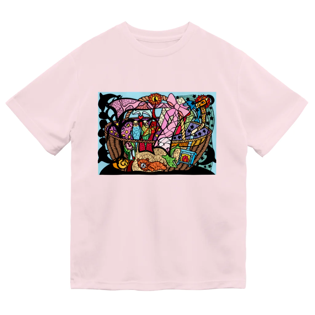 FANTASY PAPERARTのドリームバスケット ドライTシャツ