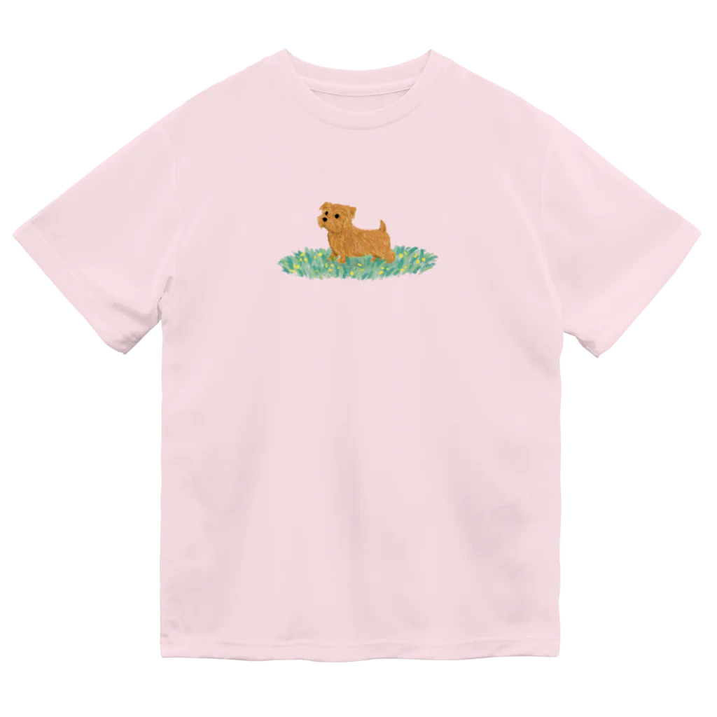 TOMOS-dogのノーフォークテリア ドライTシャツ