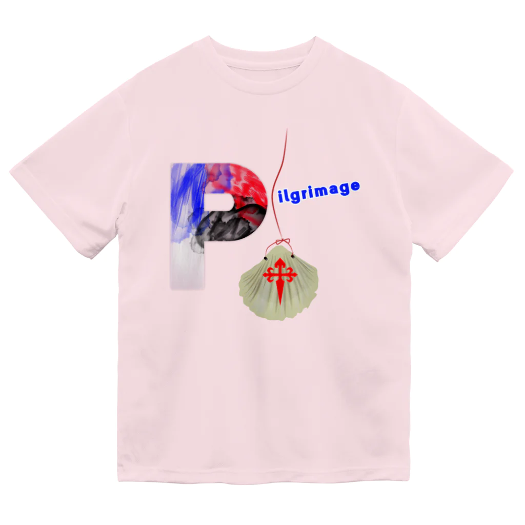 月夜のタツノオトシゴのpilgrimage ドライTシャツ