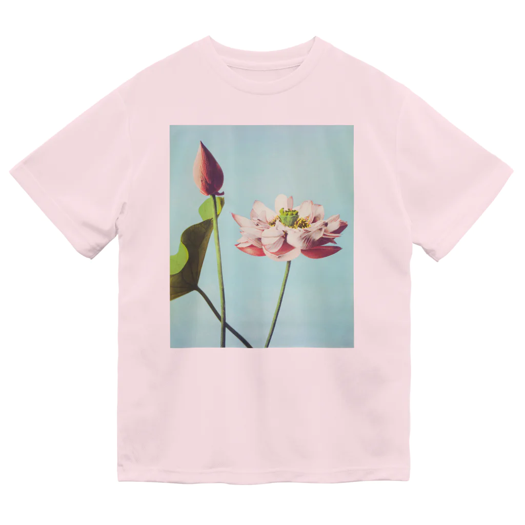 Japon mignonの蓮の花 ドライTシャツ