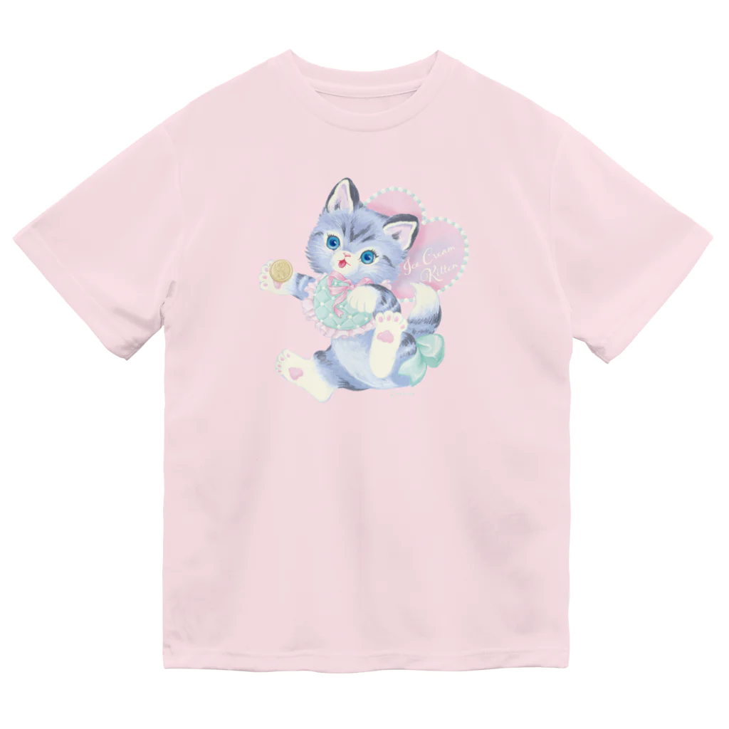 かわうそ🐹Ms LUTRAのIce Cream Kitten ドライTシャツ