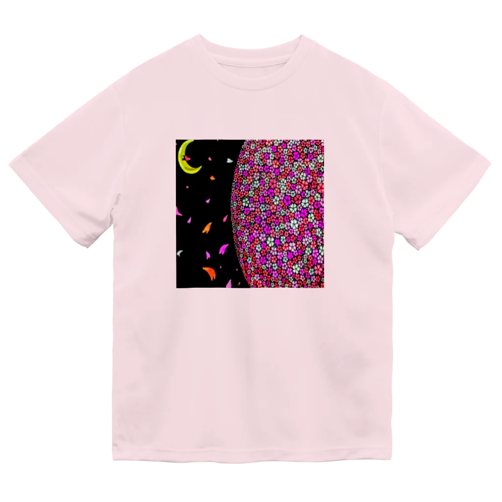 Kirieの月夜桜 ドライTシャツ