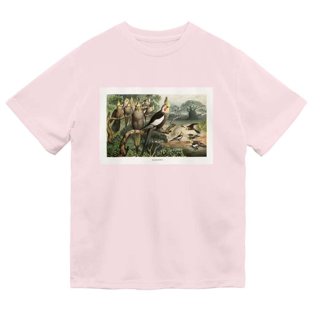 J. Jeffery Print Galleryのオカメインコ ドライTシャツ