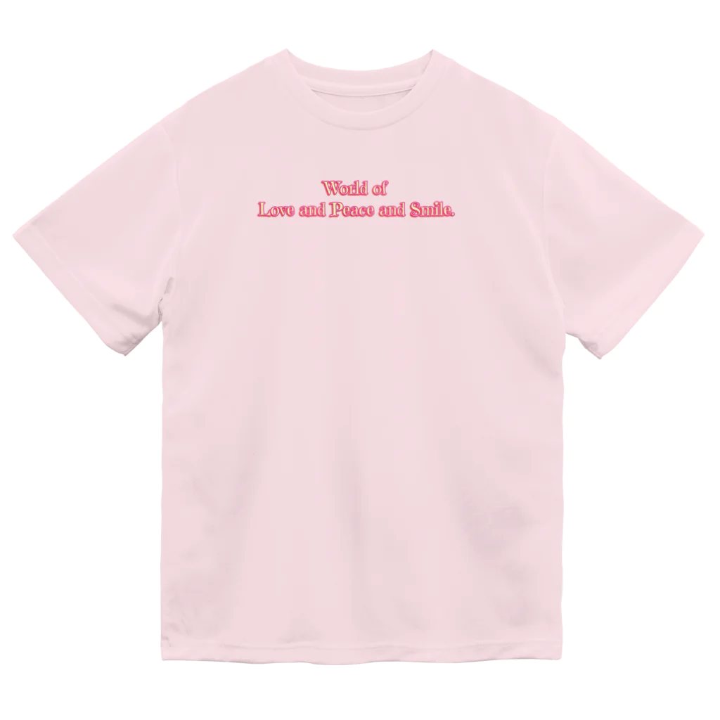 Mona♡ChirolのWorld of Love＆Peace＆SmileーPink Vol.②ー ドライTシャツ