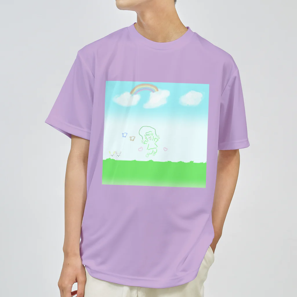 YOU THE WORLd 1号店の【色なし】雨上がりのなわとび💕 ドライTシャツ