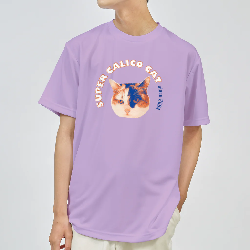 喫茶・シャム猫のSUPER CALICO CAT　since2004 ドライTシャツ