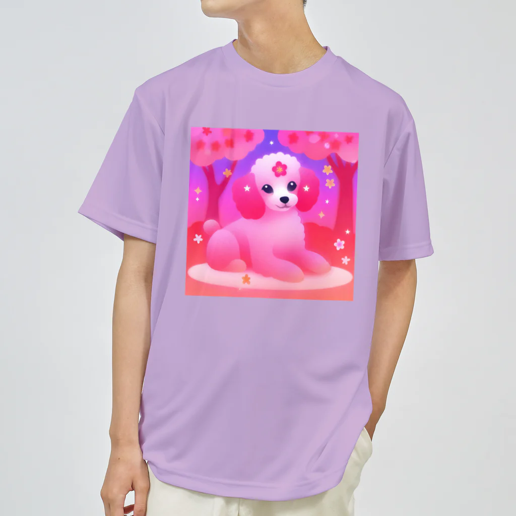 ふぇありぃているのお花見犬 Dry T-Shirt