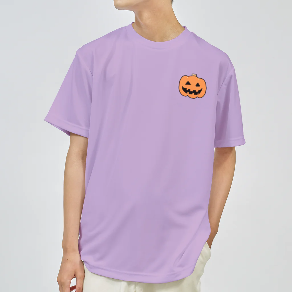 ゆずずショップのハロウィンお化けカボチャ Dry T-Shirt