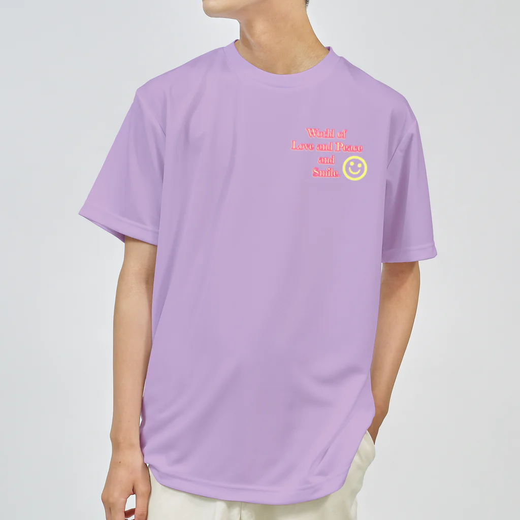 Mona♡ChirolのWorld of Love＆Peace＆SmileーPink Vol.4ー Dry T-Shirt