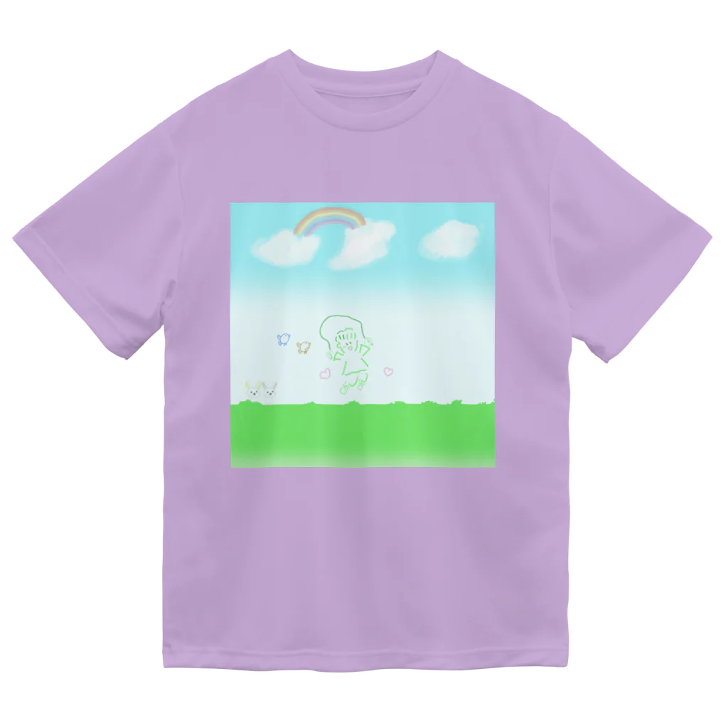 YOU THE WORLd 1号店の【色なし】雨上がりのなわとび💕 ドライTシャツ