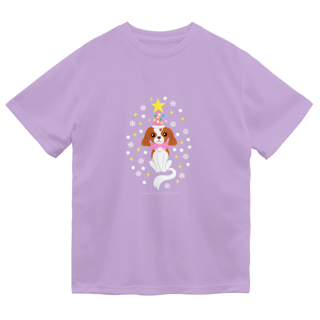 coronaaatのキャバリアクリスマス ドライTシャツ