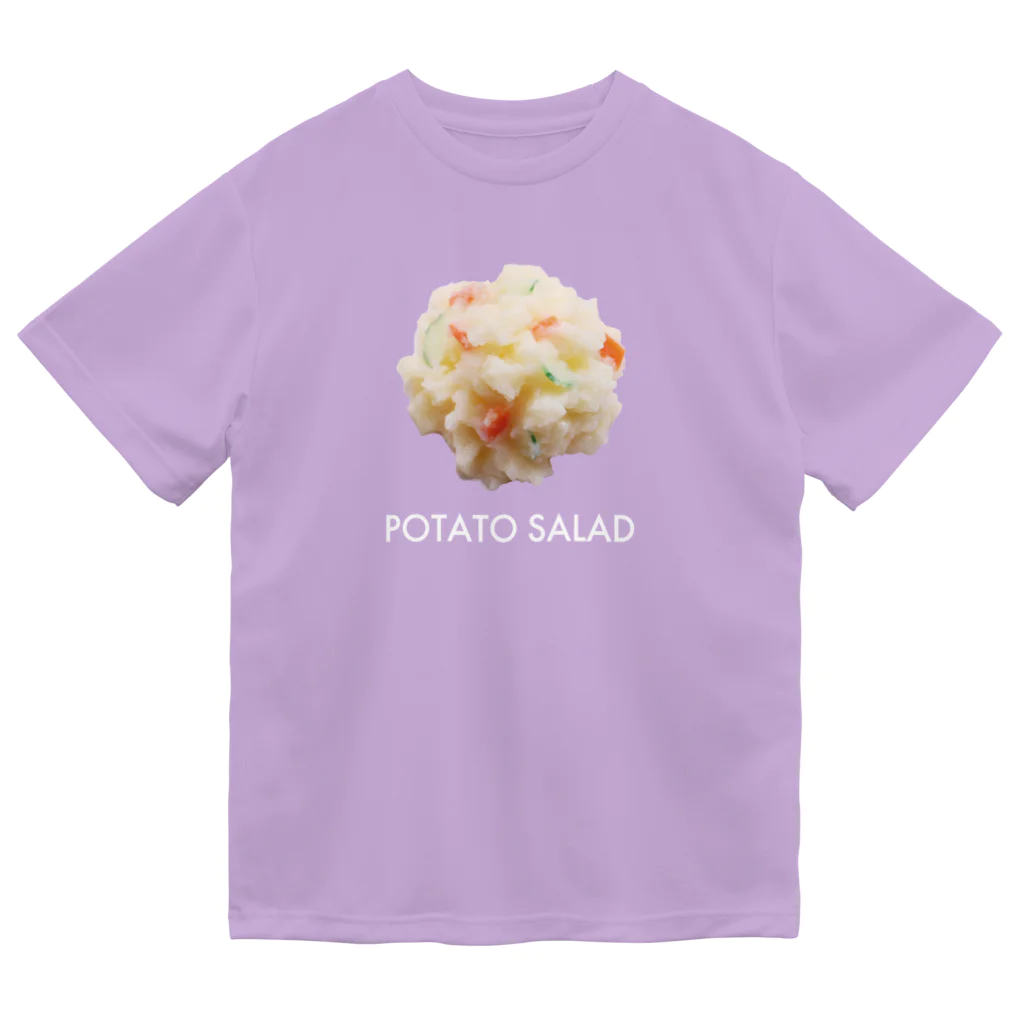 YOLKのポテトサラダ（POTATO SALAD／白文字） ドライTシャツ