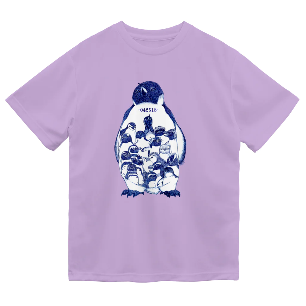 ヤママユ(ヤママユ・ペンギイナ)の-042518-World Penguins Day ドライTシャツ